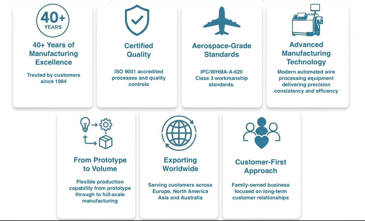 Alida Systems manufacturing expertise and quality certifications.